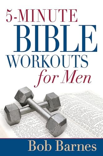 Book cover for 5-Minute Bible Workouts for Men by Barnes, Bob