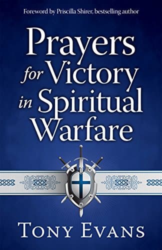 Book cover for Prayers for Victory in Spiritual Warfare by Evans, Tony