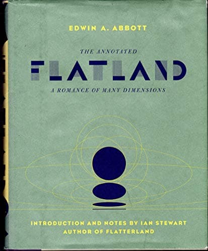 Book cover for The Annotated Flatland: A Romance Of Many Dimensions by Stewart, Ian
