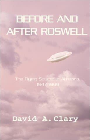 Book cover for Before and After Roswell by Clary, David A.