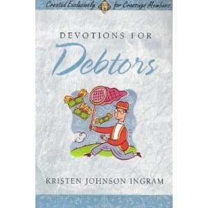 Book cover for Devotions for Debtors by Kristen Johnson Ingram