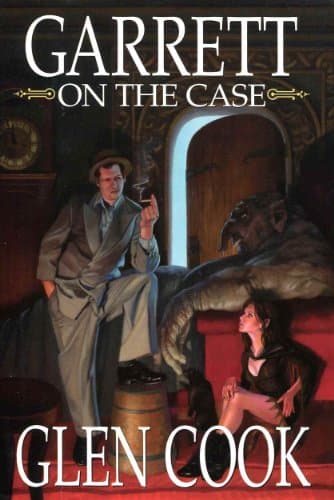 Book cover for Garrett On The Case - Contains Angry Lead Skies; Whispering Nickel Idols - Book Club Edition by Cook, Glen