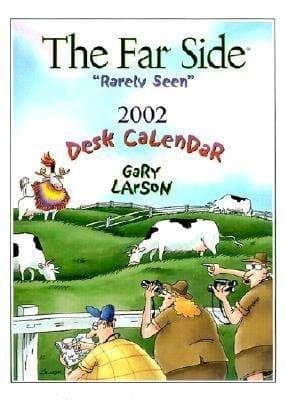 Book cover for The Far Side "Rarely Seen" 2002 Desk Calendar by Larson, Gary