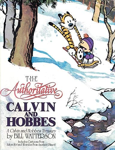 Book cover for The Authoritative Calvin and Hobbes: A Calvin and Hobbes Treasury by Bill Watterson