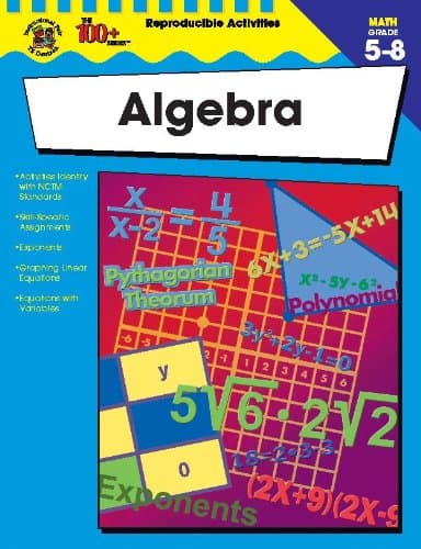 Book cover for Algebra, Grades 5 - 8 (The 100+ Series™) by Vivian, Mary Lee
