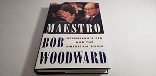 Book cover for Maestro: Greenspans Fed And The American Boom by Woodward, Bob