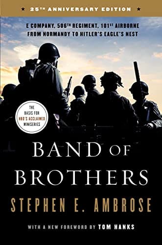 Book cover for Band of Brothers: E Company, 506th Regiment, 101st Airborne from Normandy to Hitler's Eagle's Nest by Ambrose, Stephen E.