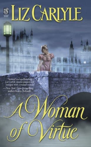Book cover for A Woman of Virtue by Carlyle, Liz