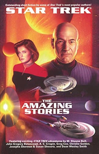 Book cover for The Star Trek: The Next Generation: The Amazing Stories Anthology: The Amazing Stories by Ordover, John J.