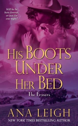 Book cover for His Boots Under Her Bed by Leigh, Ana