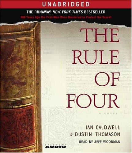 Book cover for The Rule of Four by Ian Caldwell