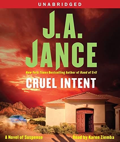 Book cover for Cruel Intent: A Novel of Suspense (Ali Reynolds) by Jance, J.A.
