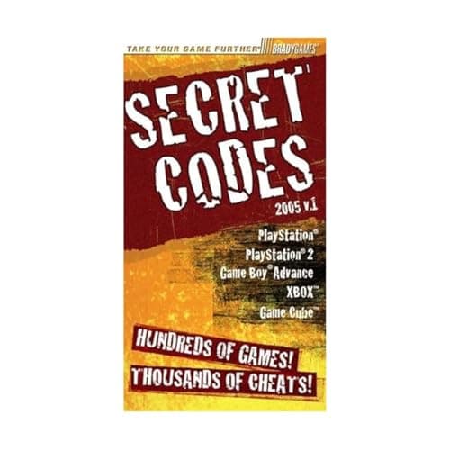 Book cover for Secret Codes 2005, Volume 1 by BradyGames