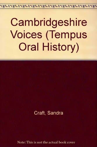 Book cover for Cambridgeshire Voices by Sandra Craft