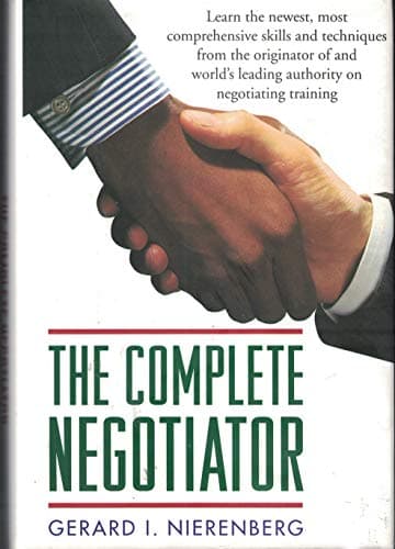 Book cover for The Complete Negotiator by Nierenberg, Gerard I.