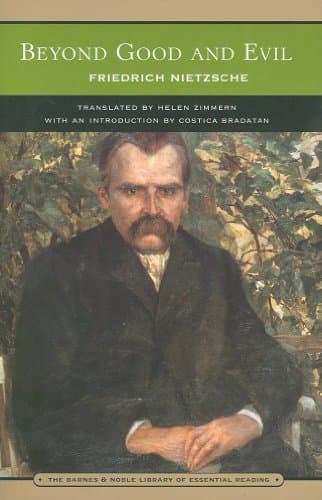Book cover for Beyond Good and Evil (Barnes & Noble Library of Essential Reading): Prelude to a Philosophy of the Future by Nietzsche, Friedrich