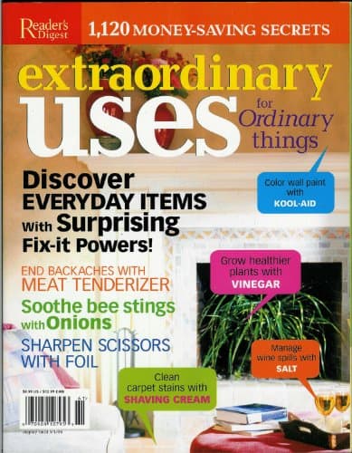 Book cover for Extraordinary Uses for Ordinary Things : 1,120 Secrets for Better Cleaning, Fixing, Healing and Gard by Earnest, Don