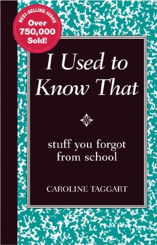Book cover for I Used to Know That: Stuff You Forgot From School (Blackboard Books) by Taggart, Caroline