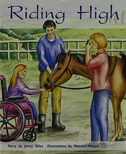 Book cover for Riding High (PM Story Books, Purple Level) by Jenny Giles