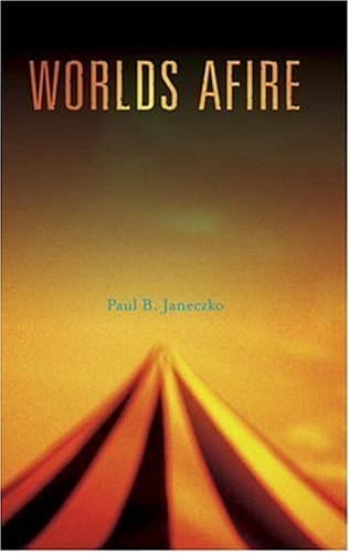 Book cover for Worlds Afire by Janeczko, Paul B.