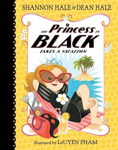 Book cover for The Princess in Black Takes a Vacation by Hale, Shannon