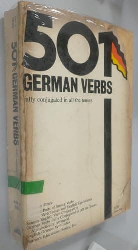 Book cover for 501 German Verbs: Fully Conjugated in All the Tenses in a New Easy-To-Learn Format, Alphabetically Arranged (English and German Edition) by Strutz, Henry