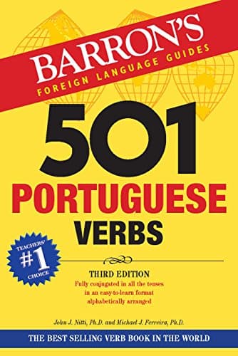 Book cover for 501 Portuguese Verbs: Fully Conjugated In All The Tenses in a New Easy-To-Learn Format Alphabetically Arranged (English and Portuguese Edition) by Nitti, John J.