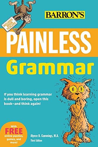 Book cover for Painless Grammar (Barron's Painless) by Elliott Ph.D., Rebecca