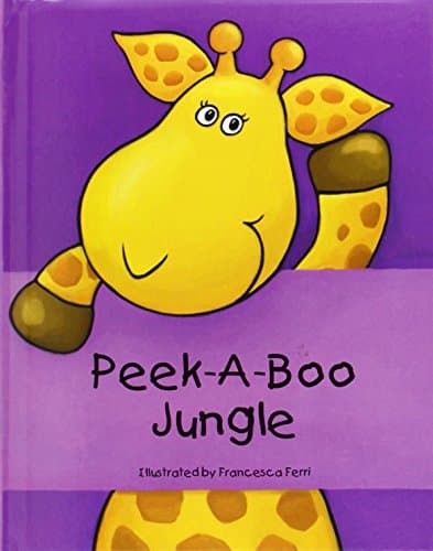 Book cover for Peek-a-boo Jungle by Ferri, Francesca
