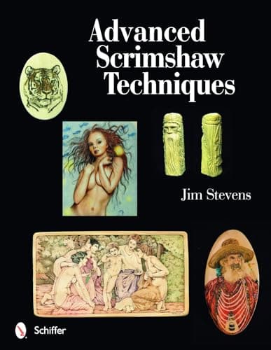 Book cover for Advanced Scrimshaw Techniques by Stevens, Jim