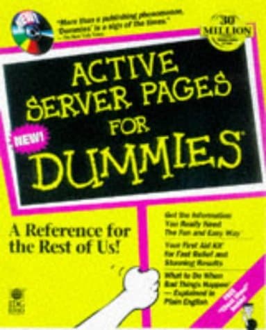 Book cover for Active Server Pages for Dummies by Bill Hatfield