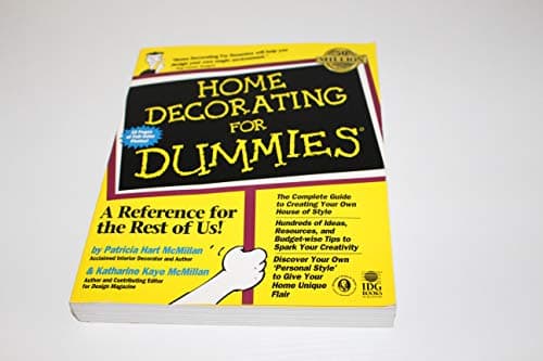 Book cover for Home Decorating For Dummies by McMillan, Patricia Hart