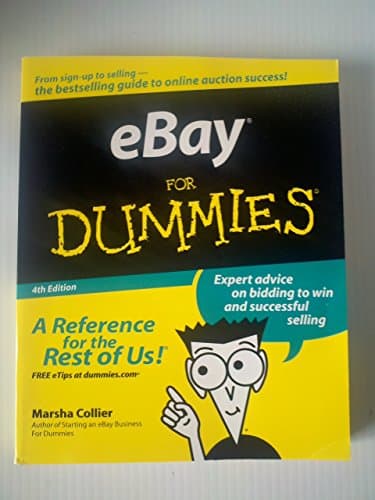 Book cover for Ebay for Dummies by Collier, Marsha