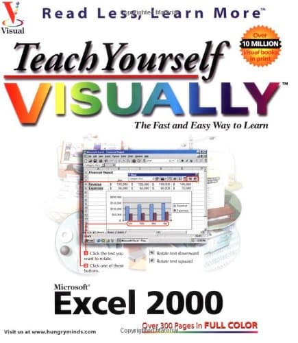 Book cover for Teach Yourself Microsoft Excel 2000 VISUALLY (Idg's 3-D Visual Series) by Maran, Ruth