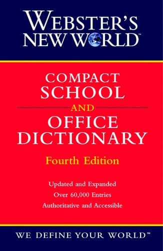 Book cover for Webster's New World Compact School and Office Dictionary by Agnes, Michael