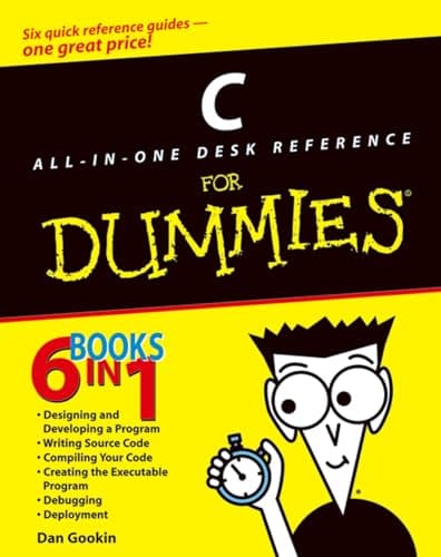 Book cover for C All-in-One Desk Reference For Dummies by Gookin, Dan