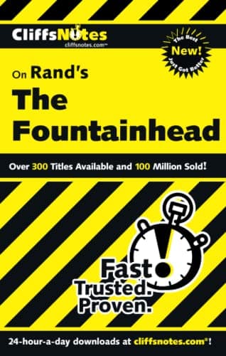 Book cover for CliffsNotes on Rand's The Fountainhead (CliffsNotes on Literature) by Bernstein Ph.D., Andrew