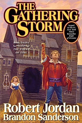Book cover for The Gathering Storm (Wheel of Time, Book 12) by Sanderson, Brandon