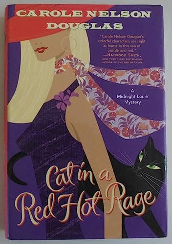 Book cover for Cat in a Red Hot Rage (Midnight Louie Mysteries) by Douglas, Carole Nelson