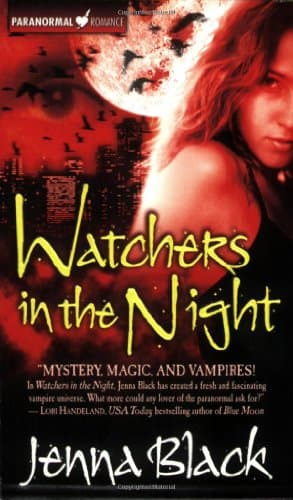 Book cover for Watchers in the Night (The Guardians of the Night, Book 1) by Black, Jenna