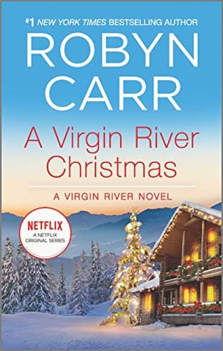 Book cover for A Virgin River Christmas: A Holiday Romance Novel (A Virgin River Novel, 4) by Carr, Robyn