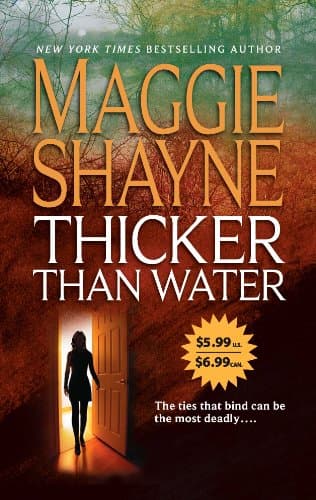 Book cover for Thicker Than Water (Mordecai Young Series, Book 1) by Shayne, Maggie