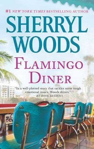 Book cover for Flamingo Diner by Woods, Sherryl