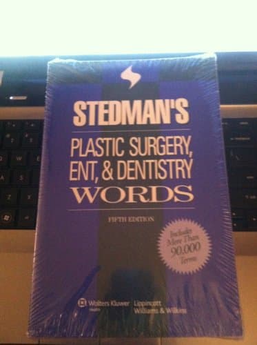 Book cover for Stedman's Plastic Surgery, ENT & Dentistry Words (Stedman's Word Book Series) by Stedman's
