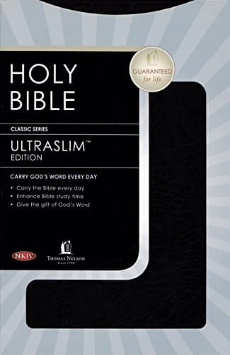 Book cover for The NKJV UltraSlim Bible by Thomas Nelson Publishers