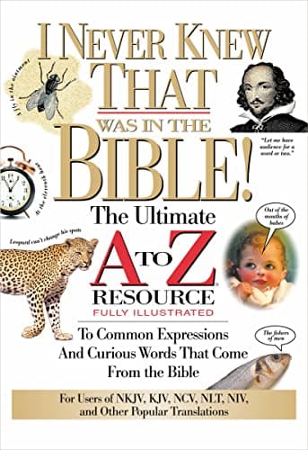 Book cover for I Never Knew That Was in the Bible (A to Z Series) by Manser, Martin H.