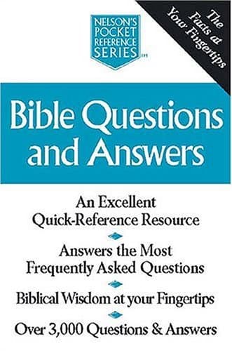 Book cover for Bible Questions And Answers Nelson's Pocket Reference Series by Thomas Nelson Publishers
