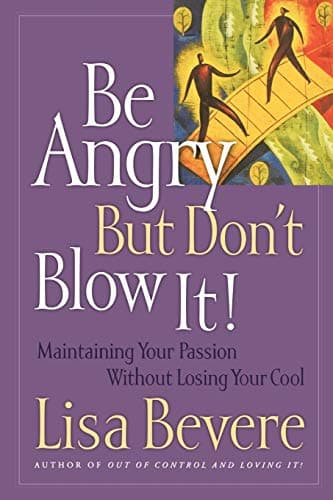 Book cover for Be Angry But Don't Blow It! Maintaining Your Passion Without Losing Your Cool by Bevere, Lisa