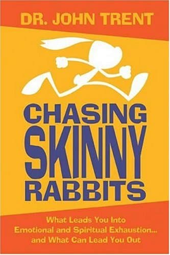 Book cover for Chasing Skinny Rabbits: What Leads You into Emotional and Spiritual Exhaustion...and What Can Lead You Out by Trent, John