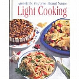 Book cover for America's favorite brand name light cooking by Publications International Ltd
